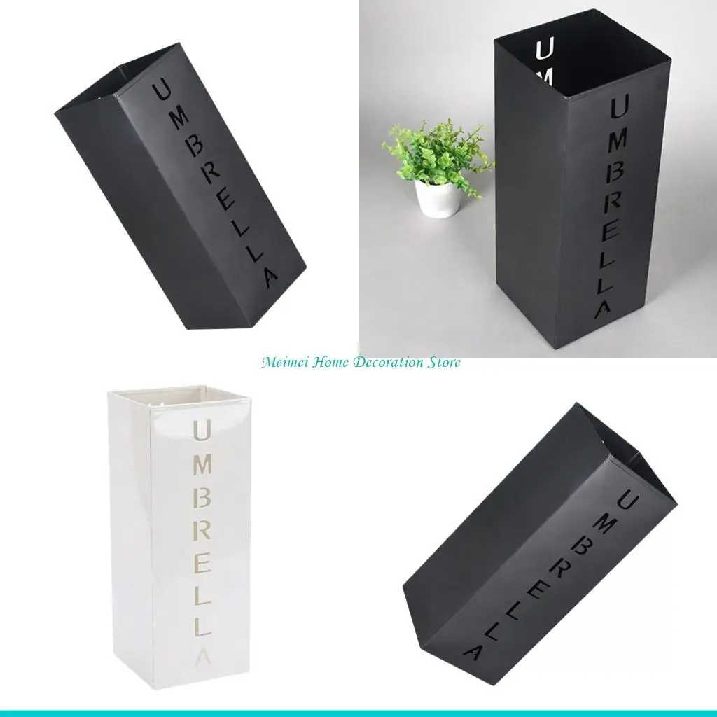 H7BF Modern Waterproof Umbrella Holder Storage Bucket For Multiple Rain Gear Storage In Hallway Or Foyer Home Decors