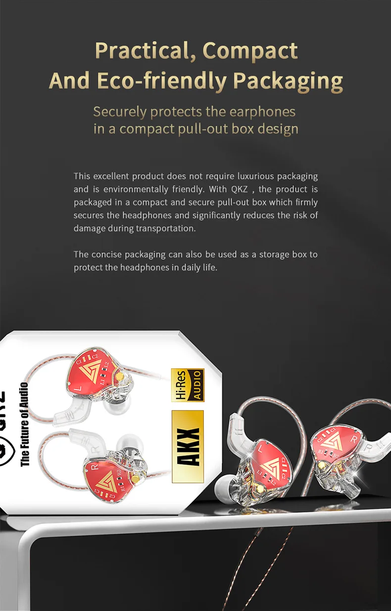 QKZ AKX HIFI سماعات أذن شفافة ثقيلة IEM مراقب مستوى 3.5 ملم داخل الأذن سماعة رأس للموسيقى ديناميكية مع ميكروفون سماعة رأس سلكية DMX