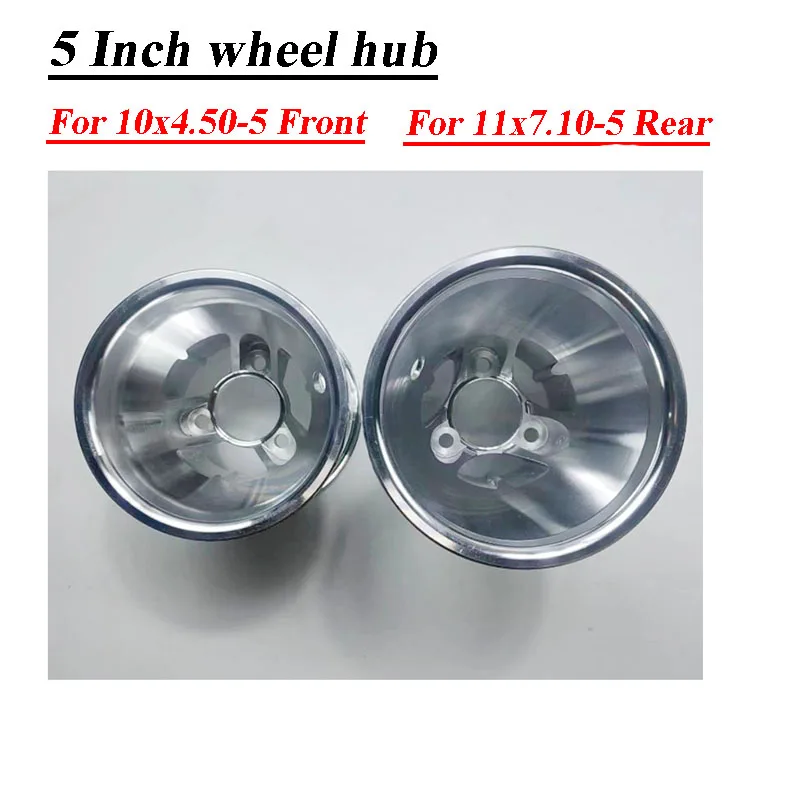 

5 Inch GO KART Hub Front 10X4.50-5 Rear 11X7.10-5 Inch Aluminum Alloy Rim Hub KARTING ATV UTV Buggy