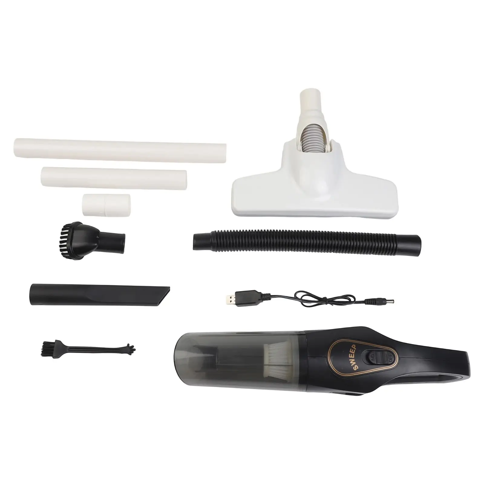 Handheld Cleaner Rechargeable Handheld Vacuum Cleaner Cordless for Car and Home with High Suction and USB Charging Cable