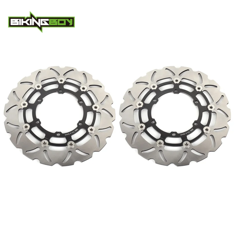 BIKINGBOY Bremsscheiben vorne für R850R 94-03 R1100R 93-01 R1100RT 94-01 95 96 97 R1100RS 92-01 K100RS K1 1000 89-93 – Detail 6