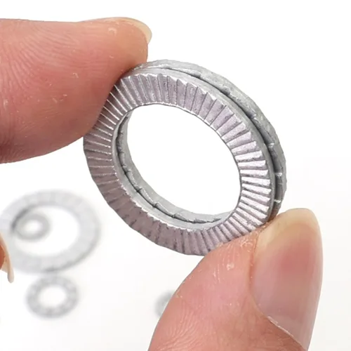 Imagen 2 del producto Arandelas de cerraduras útiles de acero, 10-100 Uds., resistentes, antiaflojamiento, configuración fácil y rápida, ahorro de tiempo, accesorios de cerraduras de perno para maquinaria doméstica