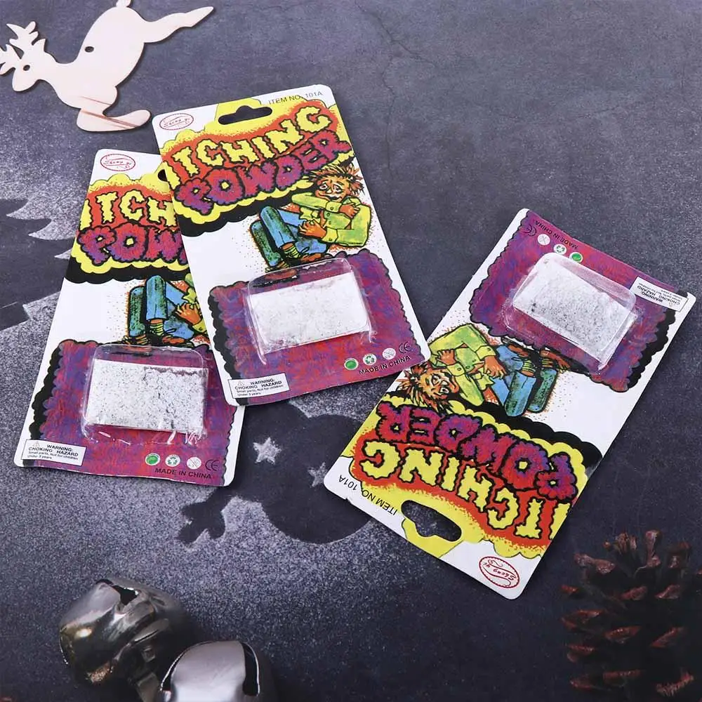 Regalo de Halloween, truco divertido, regalos de cumpleaños, accesorios de fiesta, juego divertido, Día de los Inocentes, picazón en polvo, juguetes de broma, bromas de mordaza, juguetes