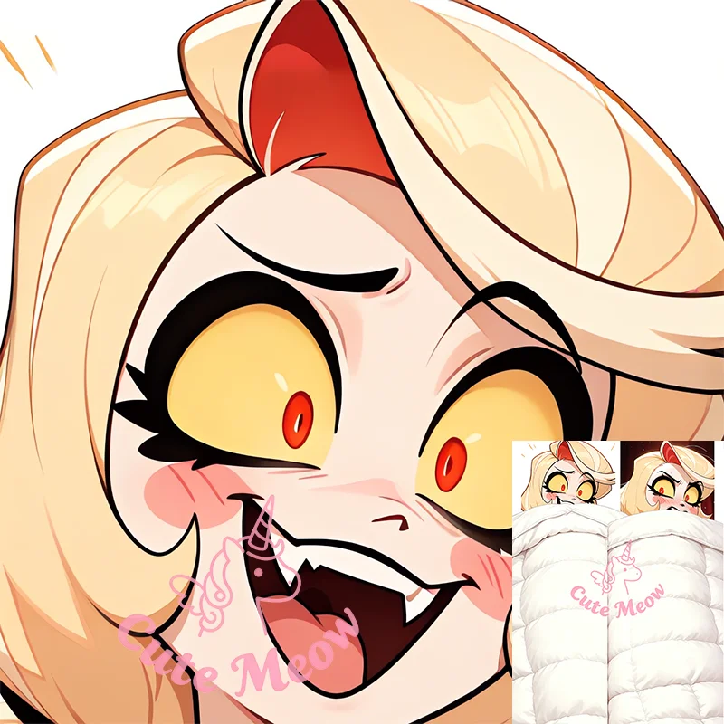 Charlie-Morningstar Dakimakura anime DIY girl Double-sided Print Life-size body pillows cover Adult pillowcase