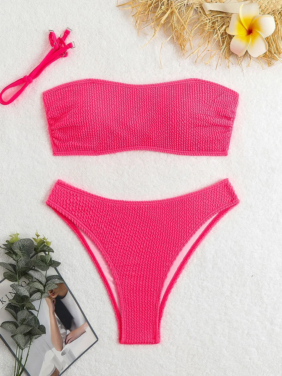 

Sexy Women's Swimsuit Summer Bikini Two-piece Swimwear for Woman Beachwear Halter Bikinis Sets Swimming Beach Bathing Suits