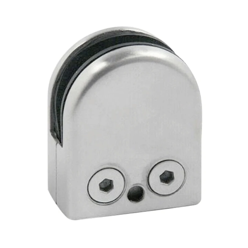

Stainless Steel Glass Clamp Support Bracket Stand Set Adjustable for Staircase and Balcony Railings No Drilling Required