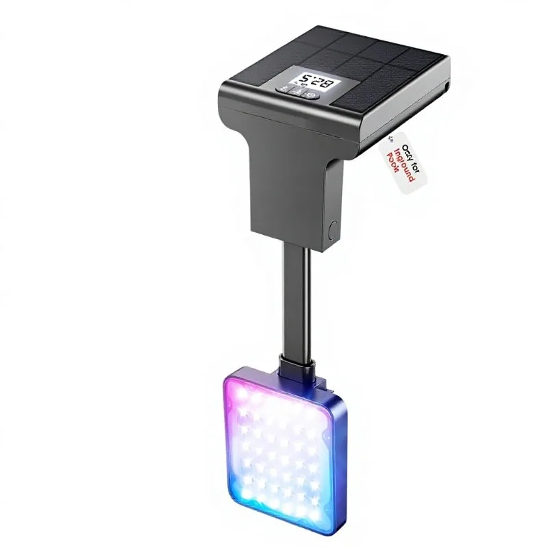 Solar pool lights are suitable for buried pool LCD thermometers