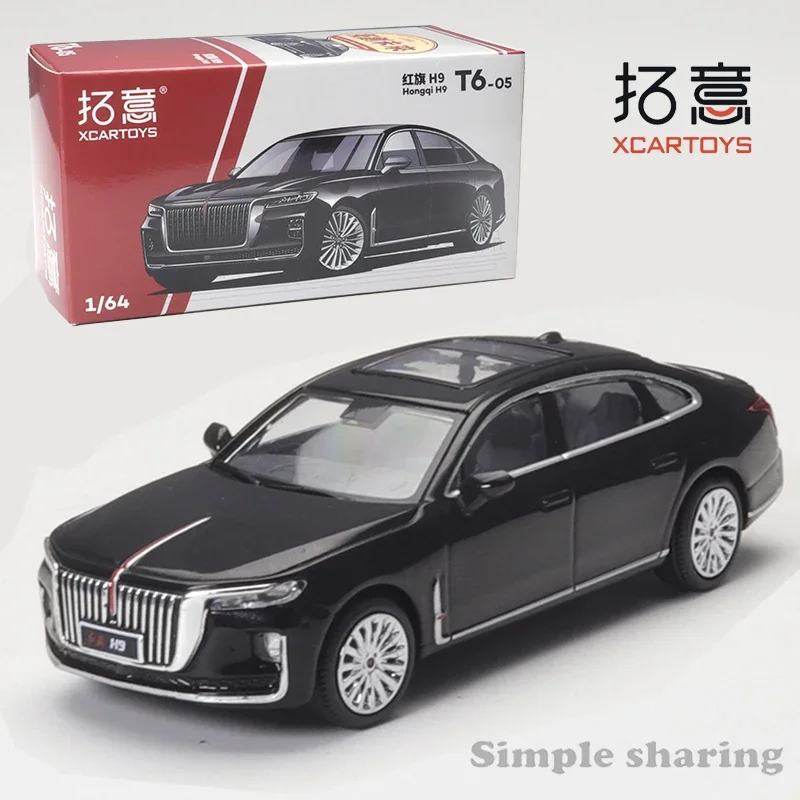 XCarToys 1/64 Hongqi  H7 And H9 And E-HS9  Alloy Diecast Model Car Toy Collection Gift