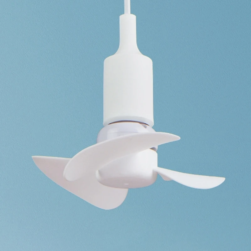 10 ワット小型冷却ファン 6 インチ E27 家庭用天井ファン壁ファンキッチン寝室用