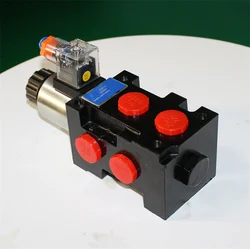 Hsv6 Hydraulische Stroom Omleiding Keuzeklep Selective Flow Diverter Klep Olie Schakelaar Klep Hydraulische 2-Positie 6-Way Klep