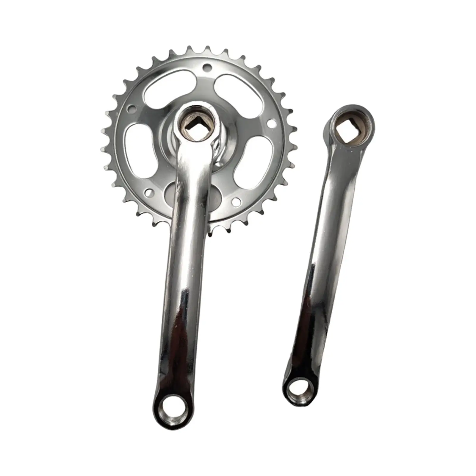 Bicycle Crankset, Mountain Bike Crank Arm Set, Easy Installation Iron 32