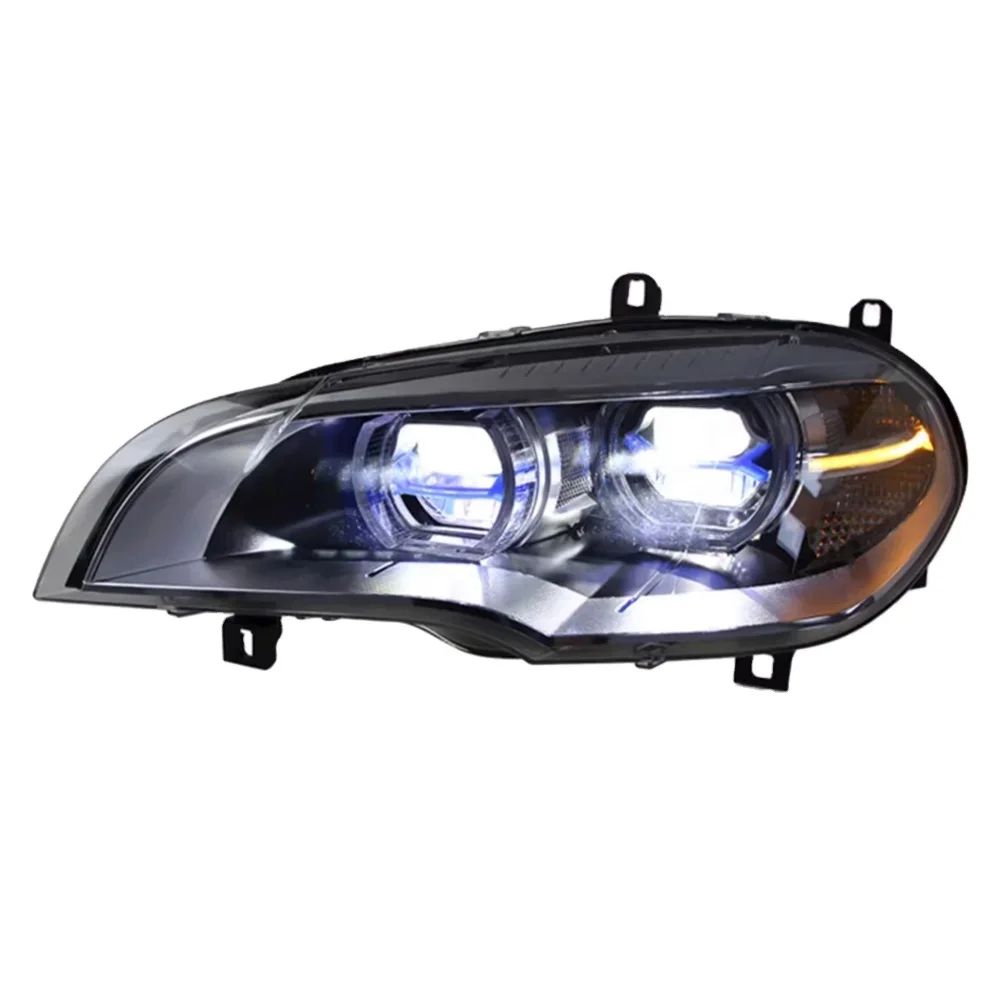 

Car Headlights High Low Running Lamp For BMW X5 E70 2007-2013 Head Lights Upgrade LED L aser Style Replacement DRL Daytime Beam