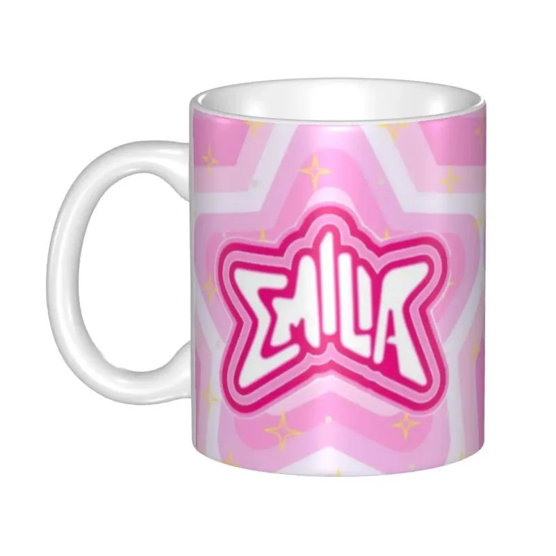 Argentine Singer Emilia Mernes Coffee Mug DIY Personalized Ceramic Mug Cup Creative Gift