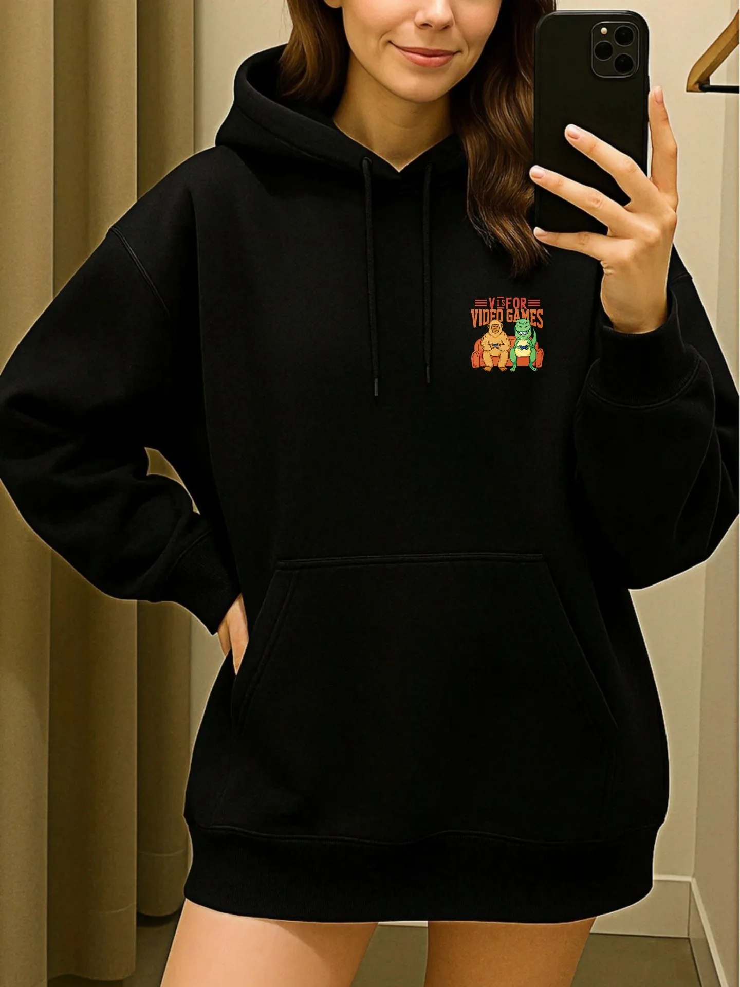 Sudadera con capucha gráfica, estampado Reel Cool Dad, diseño estético informal, forro polar, uso diario informal, para hombres