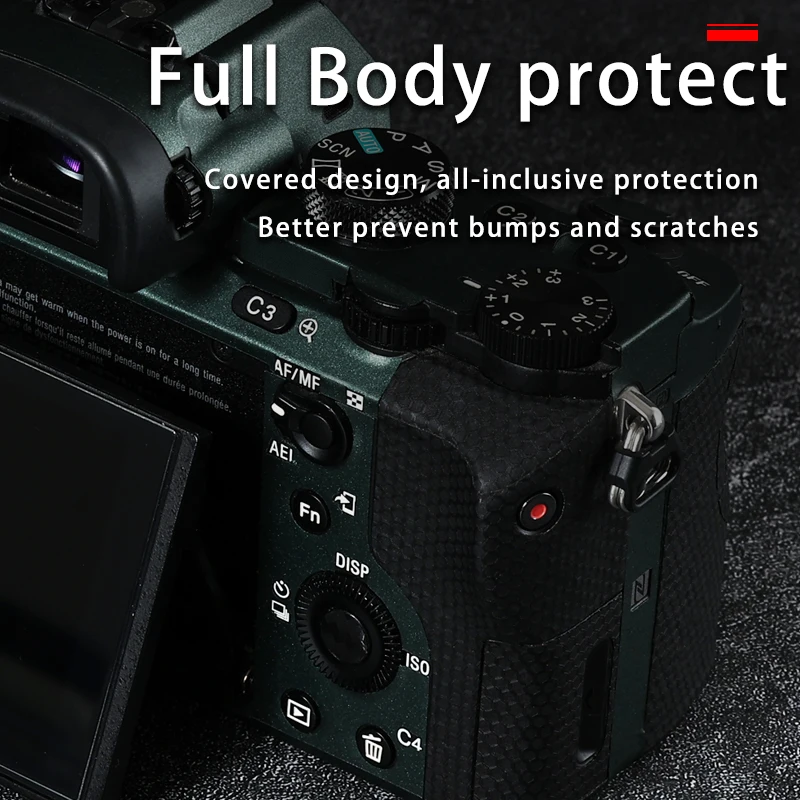 Camera Body Skin For Sony A7SIII A7M3 A7R3 A7M2 A7R2 A7SII A7M4 A7Ⅳ A7I A7 A7C 3M protector Film Decal Body Wrap Skin Case Cover