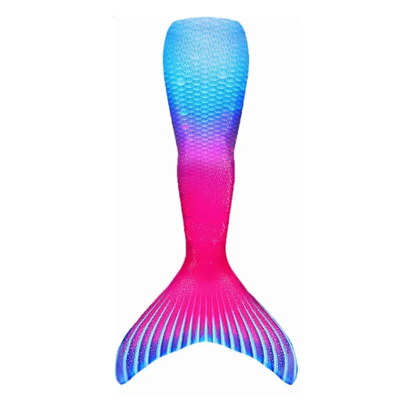 Kids Tails Swimsuit For Girls Children Bathing Beach Swimable Flower Mermaid Costume No Monofin Swimwear Clothes MN12