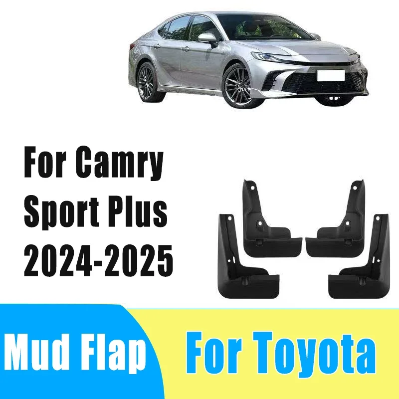 

4pcs Auto Mudguard Waterproof Prevent Mud Splashing Car Mud Flap Fender Trim Accessories For Toyota Camry Sport Plus 2024-2025