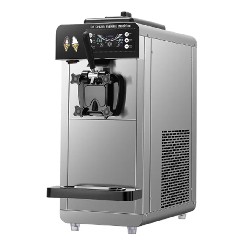 

Single Head 6L Soft Ice Cream Machine One-Button Intelligent Cleaning Ice Cream Machine Commercial Soft Ice Cream Maker MIC01001