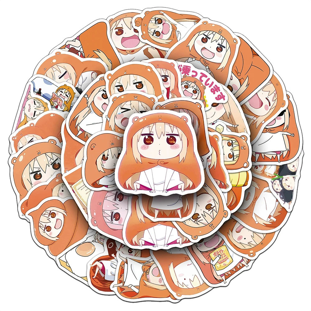 

10/30/50pcs Funny Anime Himouto! Umaru-chan Stickers DIY Phone Case Notebook Luggage Cute Doma Umaru Cartoon Girl Decals Decor