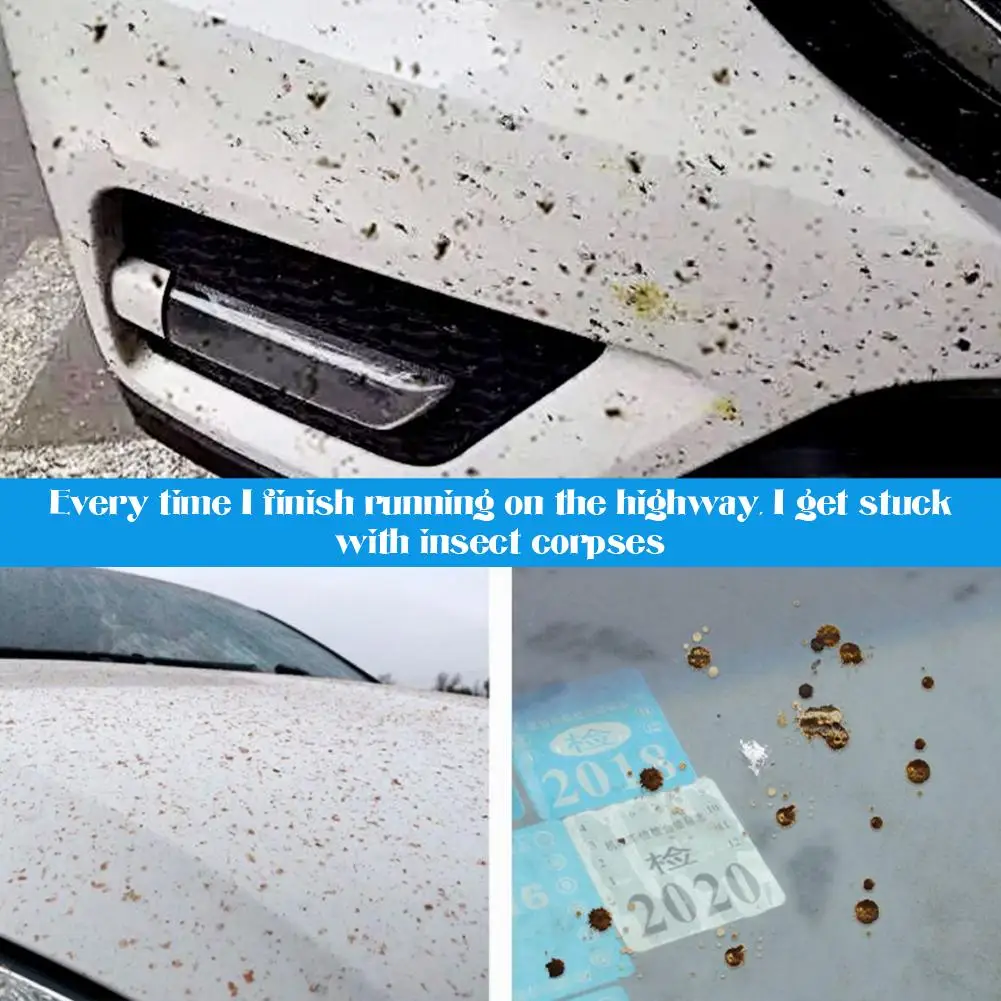 Car Shellac Dispelled Agent Multifunctional Foam Cleaner Insect Bird Droppings Mosquito Cleaner Powerful Stain Remover