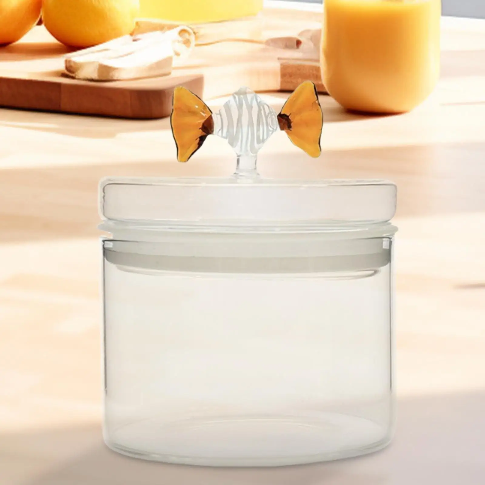 Tarro de vidrio para café, contenedor de azúcar transparente con tapa hermética, recipiente de cocina, contenedor de almacenamiento de alimentos para granos de café y azúcar
