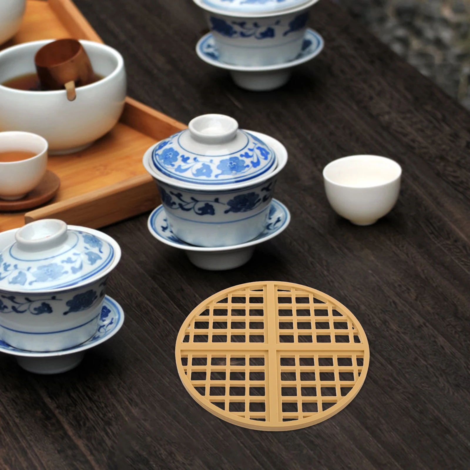 

Heat Resistant Silicone Insulation Pads for Dining Table Bowls Kitchen Countertop Hot Mats Placemat Casserole Mat Dish Pad Oven