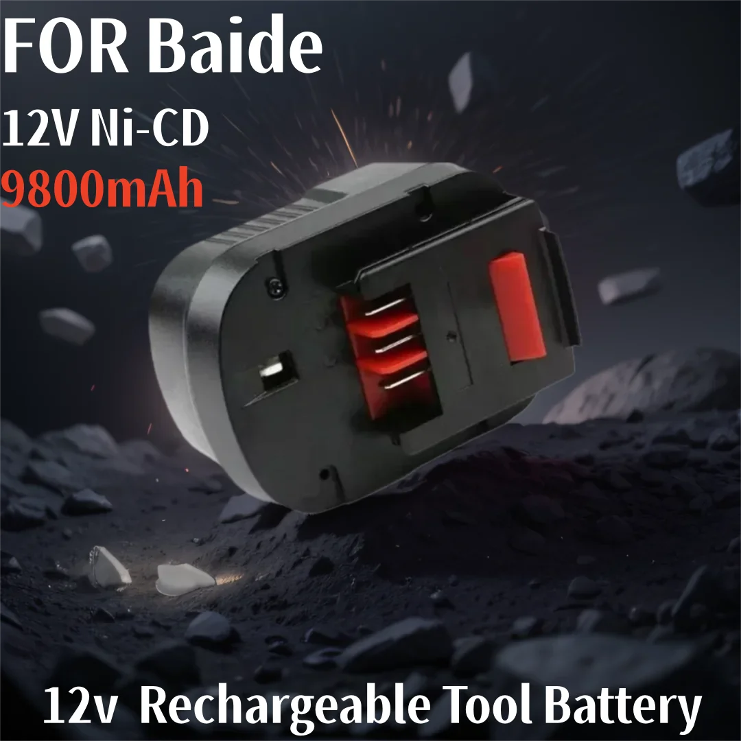 

12V 12800mAh High Capacity Nickel Hydrogen Battery A12 A12EX FSB12A1714 Compatible with Baide Electric Tools