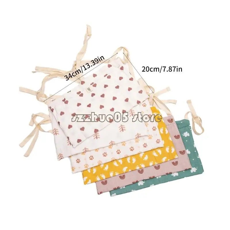 M3ge Cotton Baby Crib منظم تخزين معلقة