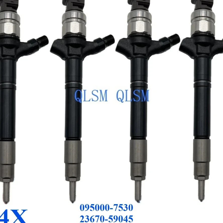 4 Stuk Common Rail Diesel Injector 095000-7530 23670-59045 voor Toyota Land Cruiser-