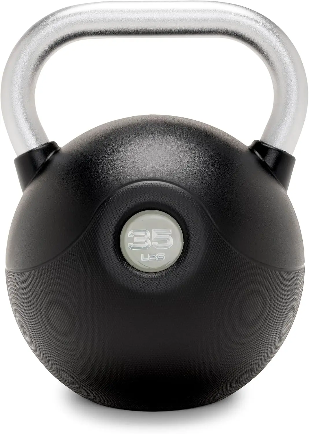 Kettlebell Featuring PU Coating and Steel Handle, Size Range 10-40 lbs, Sold as Single Unit