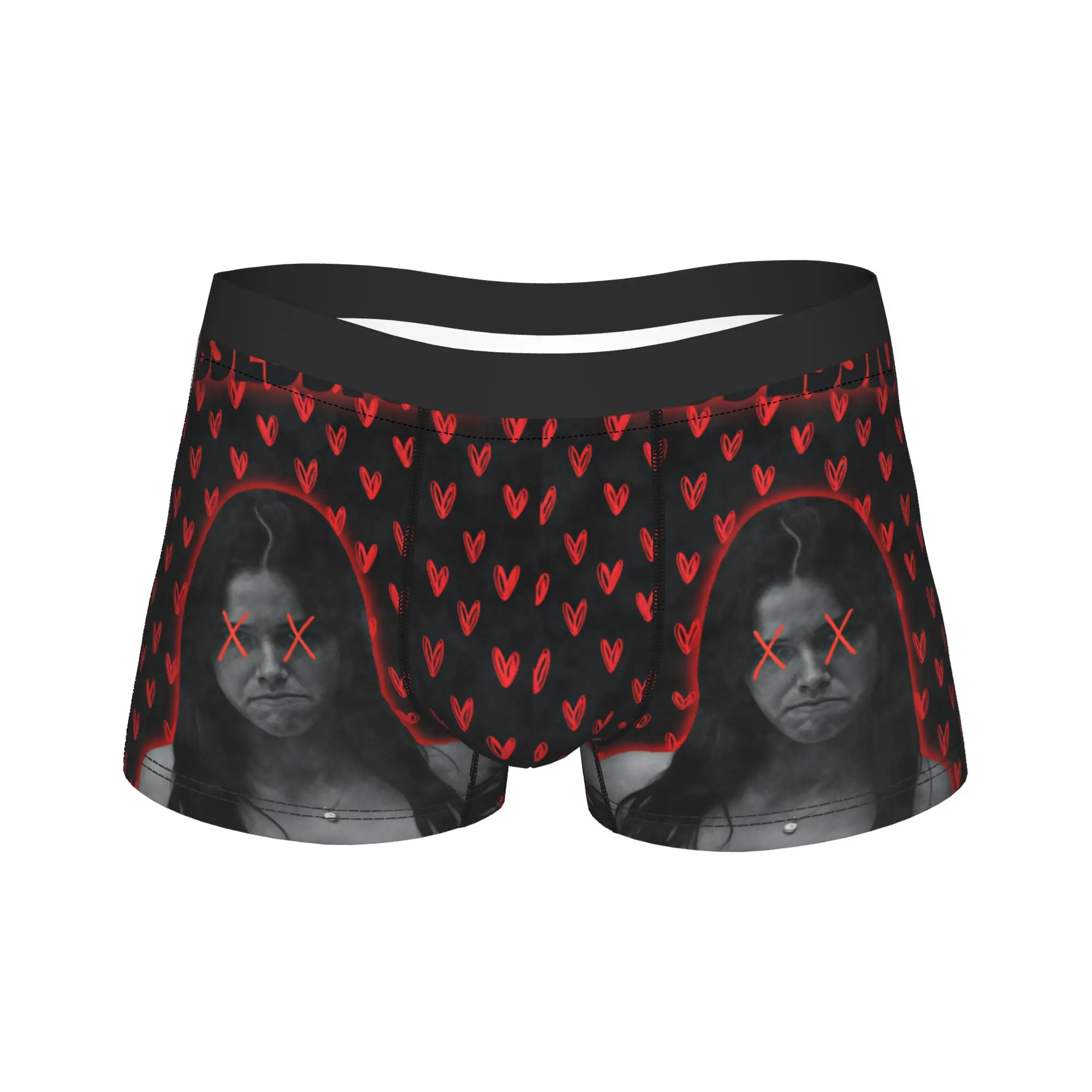 Movie Obsession I Love You Underwear  Men Shorts Briefs Elastic Trunk Trenky Custom DIY Plus Size Underpants