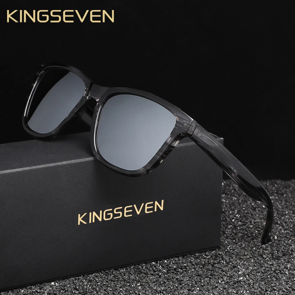 

KINGSEVEN New Brand Sunglasses Men Driving UV400 Polarized HD Lens Eye Protect Women Fashion Accessory Outdoor Sports Eyewear