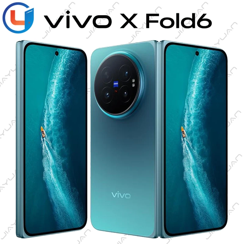 Original VIVO X Fold 6 Foldable Phone 8.02 Inches 120Hz Display Dimensity 9500 Super Camera 200MP Big Battery 7000mAh Smartphone