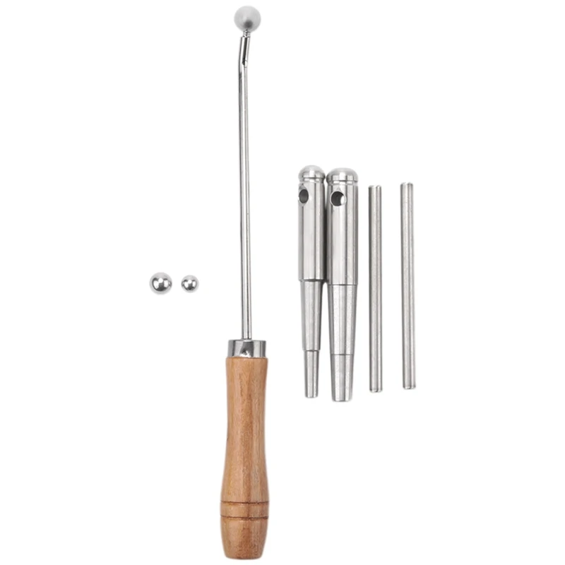 ABXI Trumpet Elbow Repair Horn Maintenance Wrench With Solid Wood Handle Trumpet Mouth Tools For Trumpet French Horn