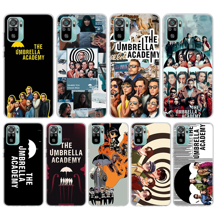 The Umbrella Academy Silicon Phone Case For Xiaomi Redmi Note 14 13 12 12S 11 Pro Plus 11S 10 10S 11T 11E 4G 5G Soft Cover Redmi