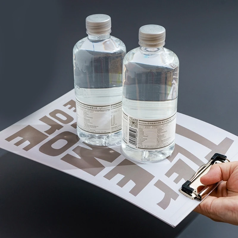 4 Pcs คลิปบอร์ดที่มี Low Profiled คลิปคลิปบอร์ดสำนักงาน 4 ขนาดคลิปบอร์ด Hardboard คลิปบอร์ดสำหรับห้องเรียน