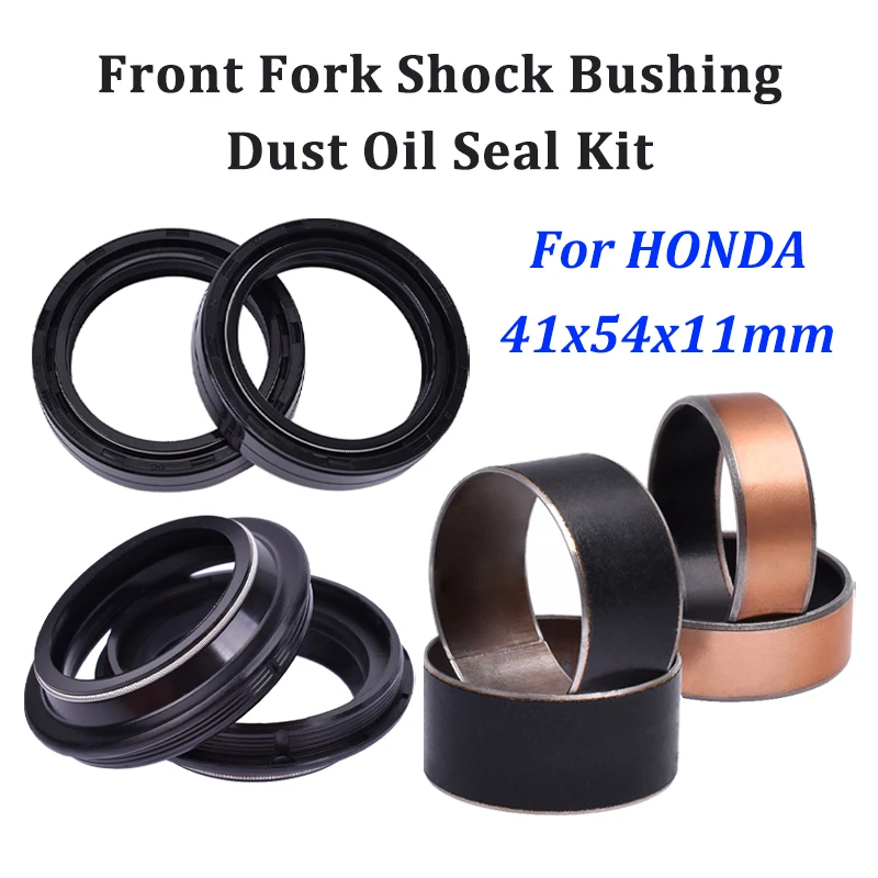 Front Fork Shock Bushing Dust Oil Seal For HONDA CB1100 VT1100C VT1100 C C2 C3 T D2X ST1100 P VF1100C CB ST VF VT 1100 EX S ABS view 2