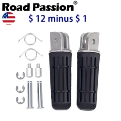 Motorcycle Footrest Foot Pegs Front Pedal Foot Rest For YAMAHA BT1100 Fazer 700 FJ1200 FJR1300 FZ1 FZ6 FZ6R FZR600 FZS600 XJ600