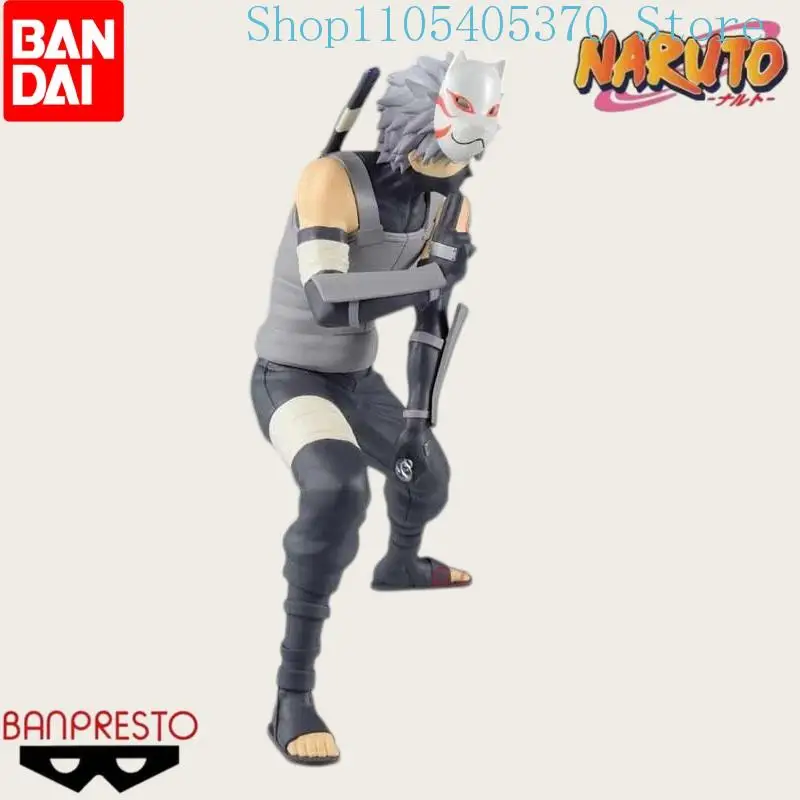 

In Stock Bandai Original Banpresto Naruto Hatake Kakashi Action Figure Model Doll Brand New Boxed Anime Characters Toys Model