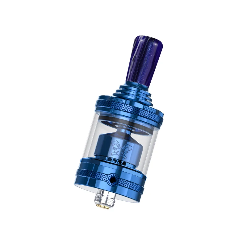 اصلی Hellvape Dead Rabbit MTL RTA ٹینک 23mm 2ML/4ML سنگل کوائل ایٹمائزر 0.7ohm Ni80 Clapton Vape Vaporizer 510 Drip Tip