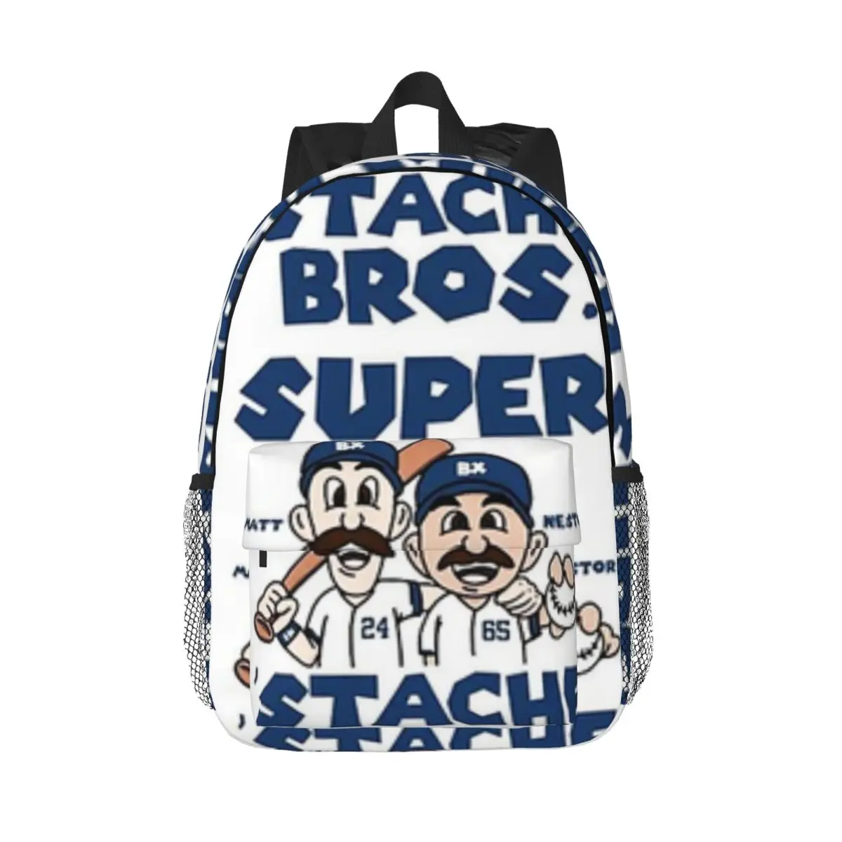 

Stache Bros Youth New Fashionable Pattern School Bag Print Lightweight Backpack 15inch