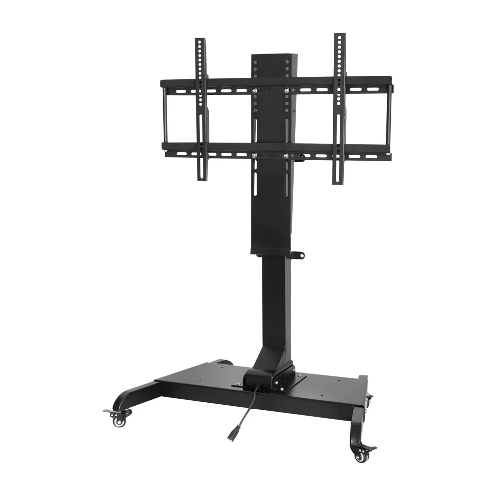 Electric Mobile TV Stand Motorized Height Adjustable TV Lift, For 32-inch To 70-inch TV Stand Stand, Remote Control With Wheels