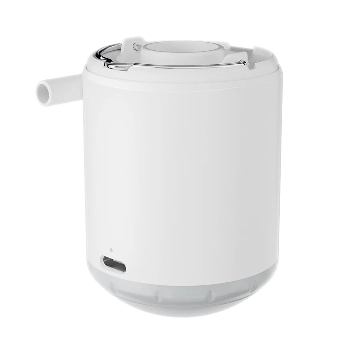 B17B Electric Mini Air Pump with LED Lantern Portable Air Compressor for Outdoor Camping Bed 3.5Kpa Quick Inflate Deflate