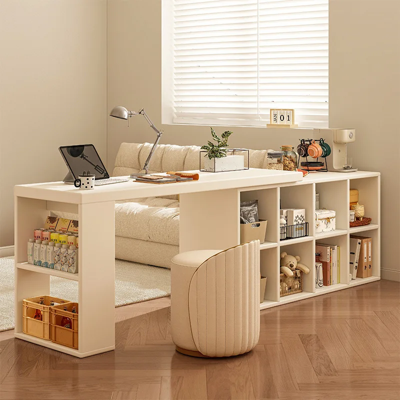 

Corner desk study table bedroom girls dresser bookcase integrated solid wood L-shaped corner office computer desk