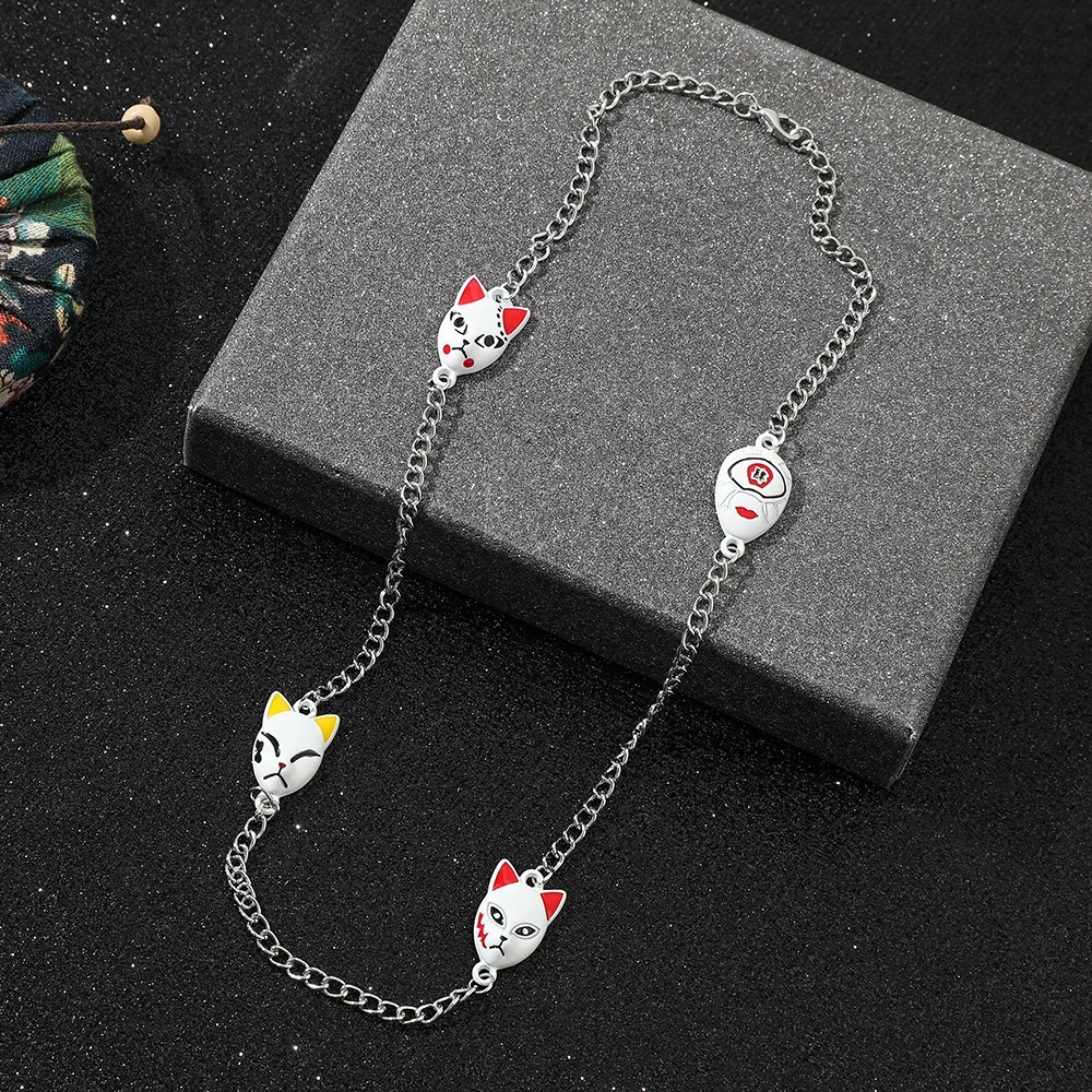 Anime Cosplay Demon Slayer - Kalung Gaya Busana Manis Desain Tren