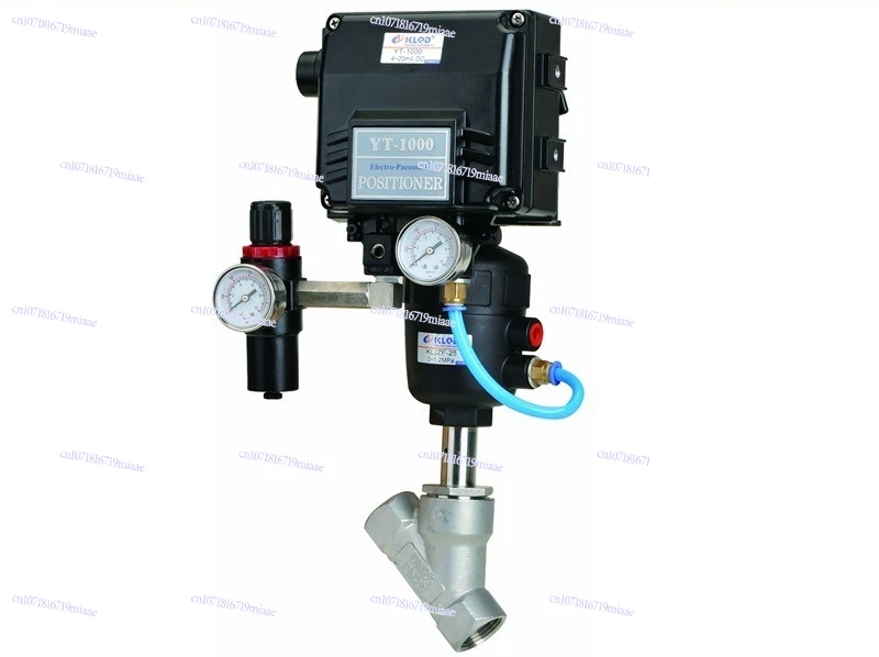 

Normally open and normally closed stainless steel pneumatic angle seat valve 2000 type Y waterproof hammer