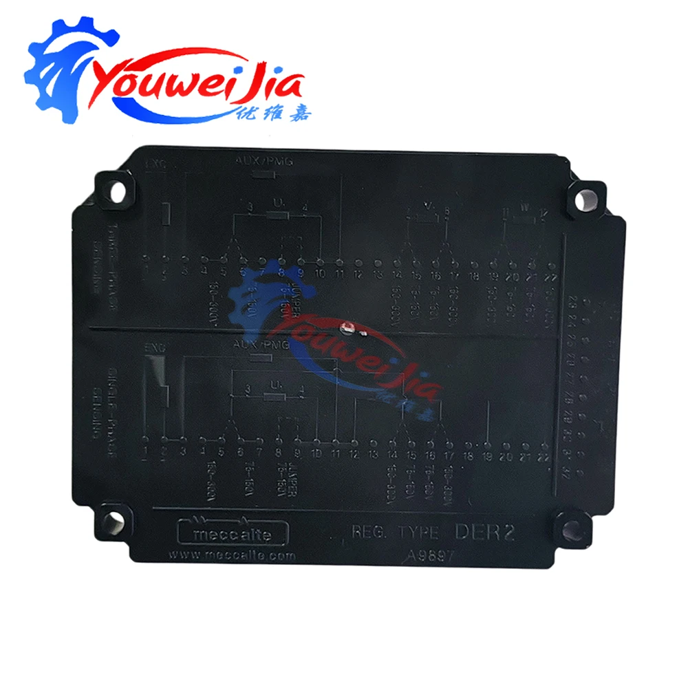 DER2 Original Automatic Voltage Regulator AVR for Diesel Engine Generator Genuine Stabilizer Electronic Accessories Spare Parts