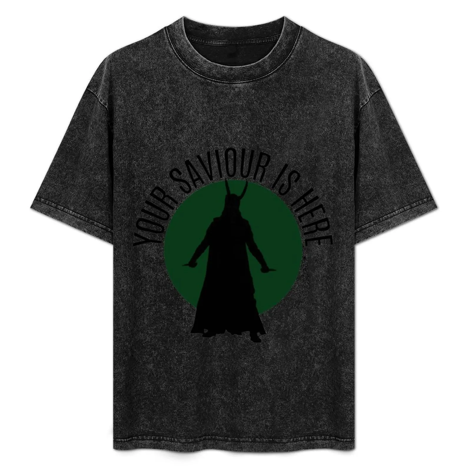 

your saviour is here T-Shirt Trendy Print Short Sleeve T-Shirt