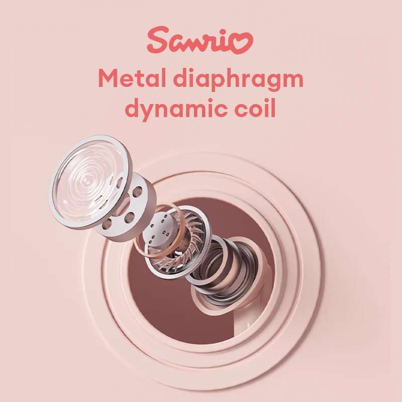 سماعات أذن لاسلكية كرتونية أنيمي ، اختيار سماعات الرأس ، سماعات أذن سانريو BL16 ، كاواي ، ميلودي ، مرحبا كيتي ، كورومي ، بلوتوث ، TWS