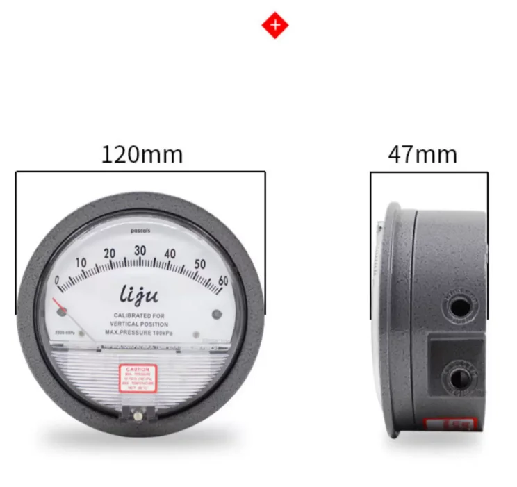TE2000 Micro Differential Pressure Gauge High Precision Air Differentialvacuum Manometer Micro Measuring Range -2 2KPA 15KPA